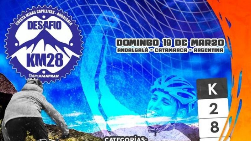 El MTB desafía la cuesta en Minas Capillitas