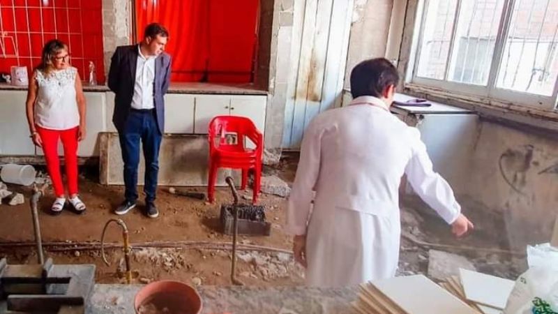 Refaccionan y amplían escuelas en Los Altos