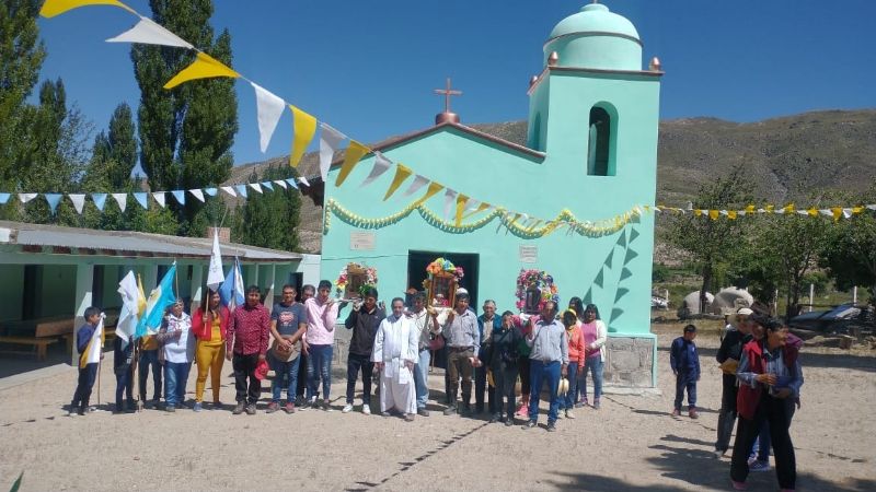 Toro Yaco: inauguraron el nuevo techo de la Capilla del pueblo
