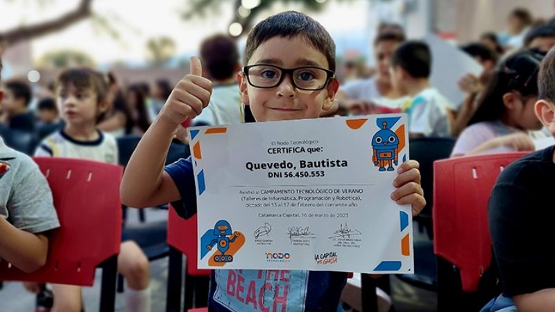 Finalizó el Campamento Tecnológico de verano