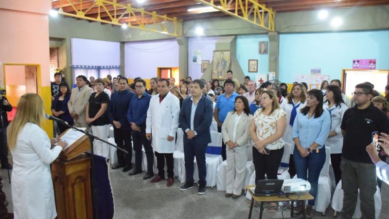 El intendente Nóblega encabezó el inicio del ciclo lectivo 2023 en El Puesto