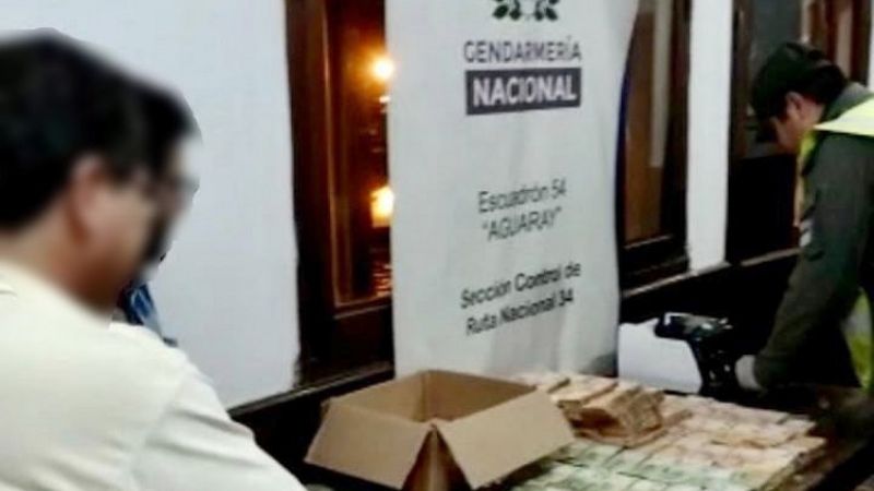 Llevaba 17 millones de pesos en el auto