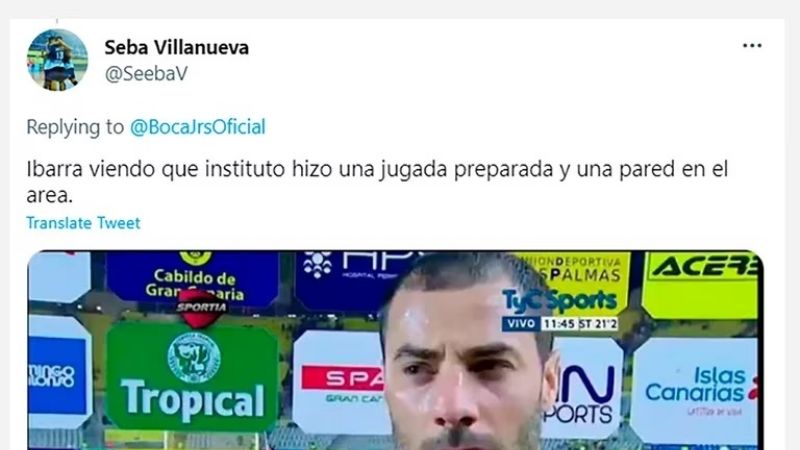 Tras el “tercero” de Instituto, Riquelme se fue