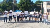 Alumnos de la Escuela José Cubas protestan
