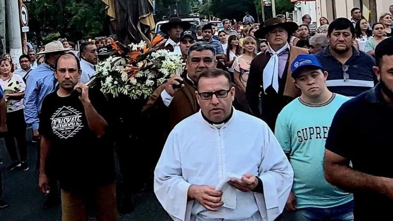 Procesión en San José de Fray Mamerto Esquiú