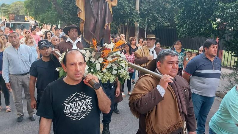 Procesión en San José de Fray Mamerto Esquiú