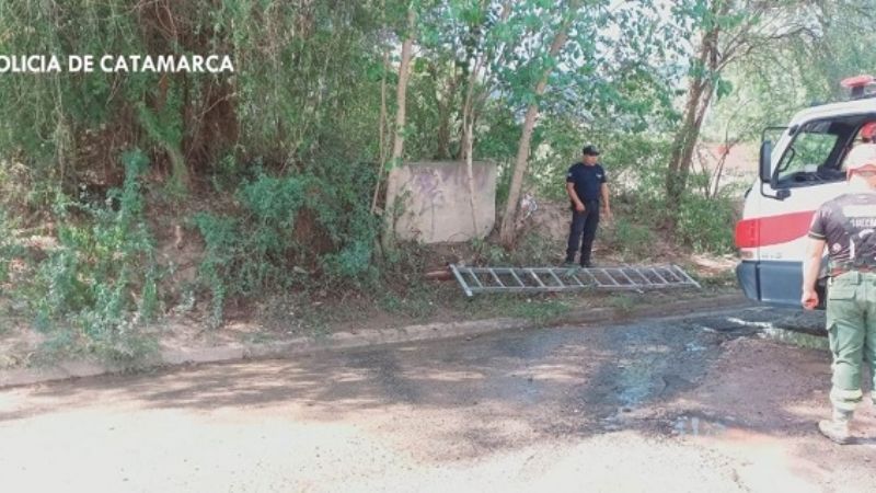 Cayó a un canal de riego y murió