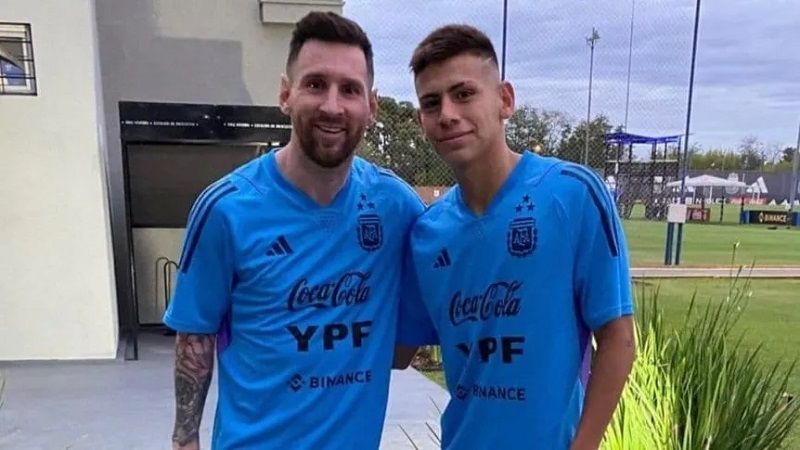 Echeverri, la joya de River, que sumaron a la Selección