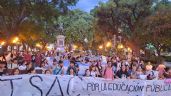 Masiva marcha de alumnos