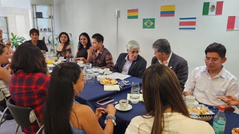 Bienvenida de Estudiantes extranjeros a la UNCA