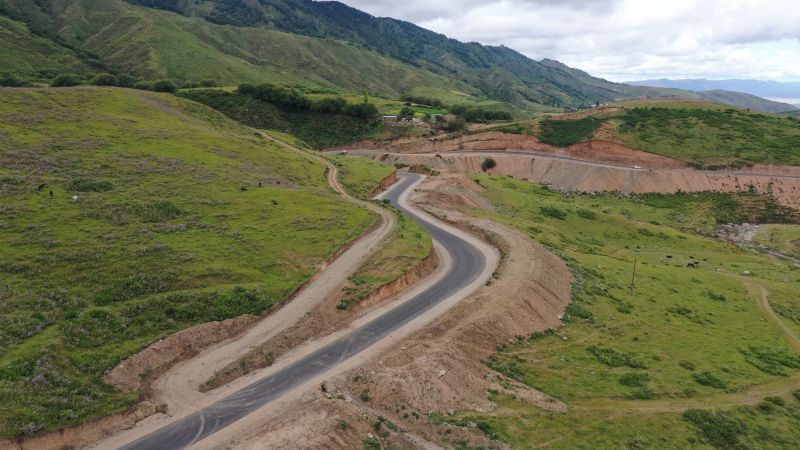 La pavimentación de la ruta provincial 1, en Catamarca, próxima a finalizar
