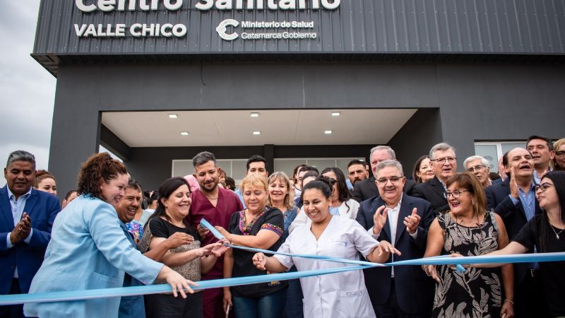 Inauguraron el Hospital de Valle Chico