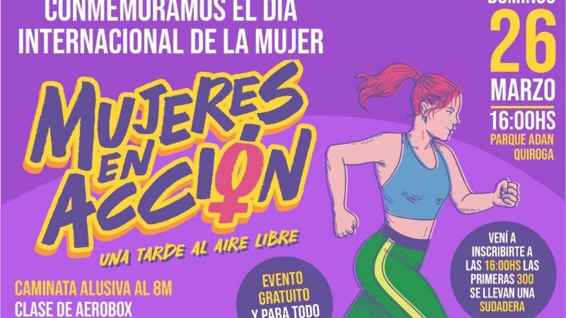 “Mujeres en acción” en el Adán Quiroga