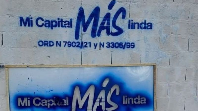 Nuevo operativo de limpieza de paredes