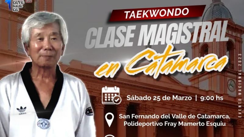 Clase magistral de taekwondo con el Gran Maestro Han Chang Kim