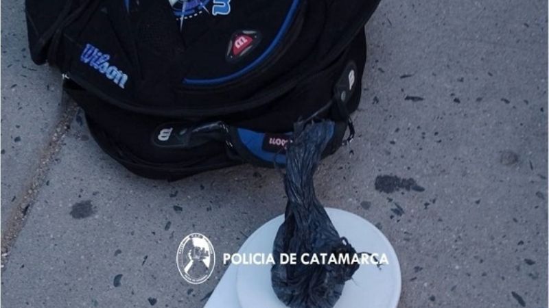 Secuestran droga en la Capital