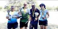 LOS GANADORES  de la 1ra. fecha del Tiro con Arco Nacional, en Valle Viejo.