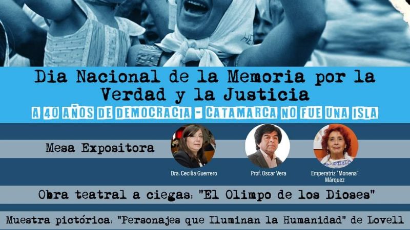 Conmemoración Día Nacional de Memoria por la Verdad y la Justicia