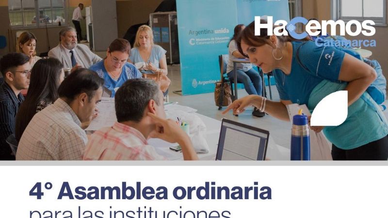 4° Asamblea ordinaria para instituciones educativas de nivel secundario