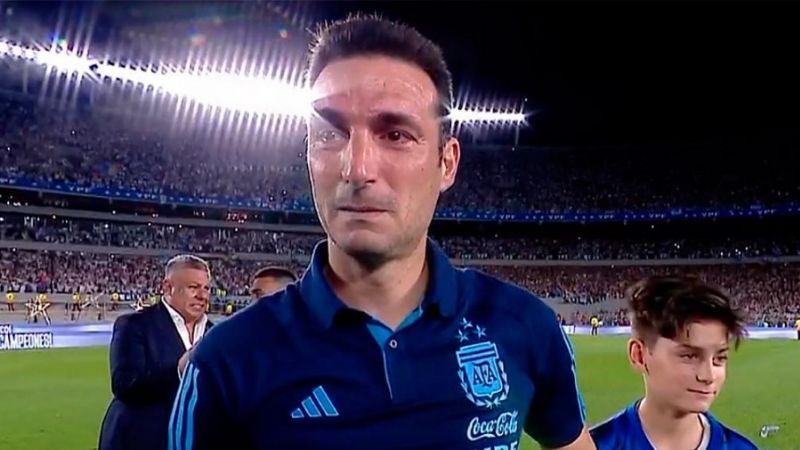 Scaloni: "No sé cuándo se va a repetir algo igual"