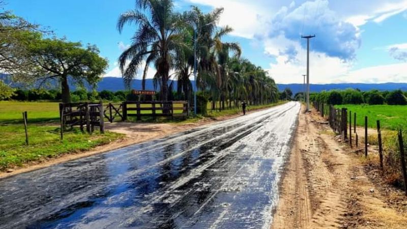 Iniciaron las obras de asfaltado en Los Altos