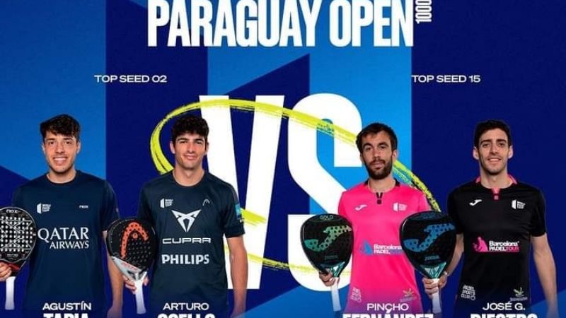 Tapia va por la “semis” del Paraguay Pádel Open