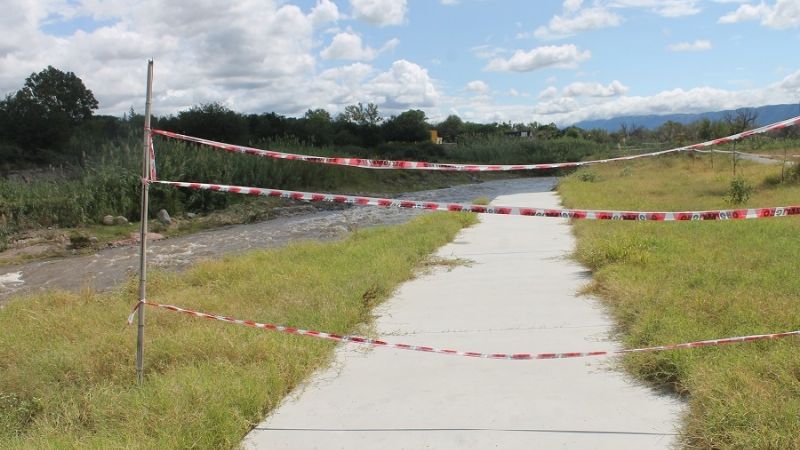 Importantes daños en un sector de La Costanera