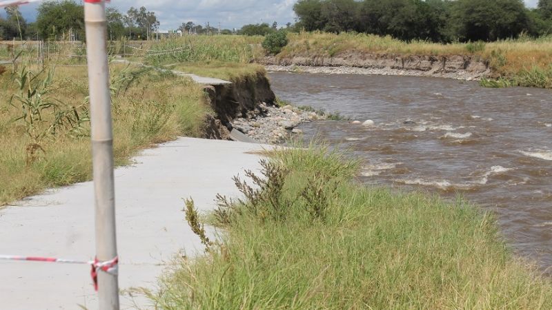 Importantes daños en un sector de La Costanera