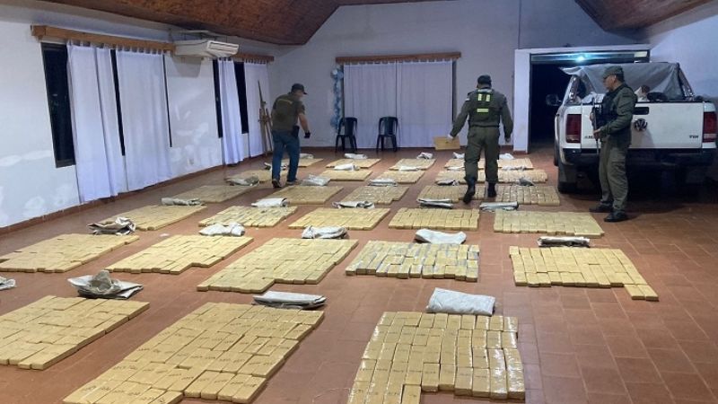 Llevaba una tonelada de droga