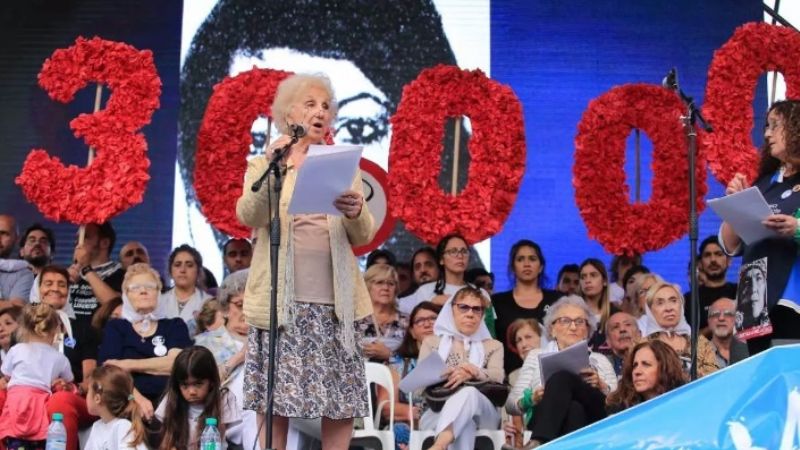 Carlotto llamó a transformar el 24M en "un momento de lucha y unidad"