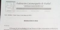 FALLO que le da la razón a Estudiantes de La Tablada y le otorga el triunfo 1-0 sobre Los Sureños.