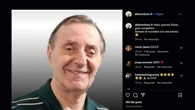 A los 86 años murió el actor cómico Tristán