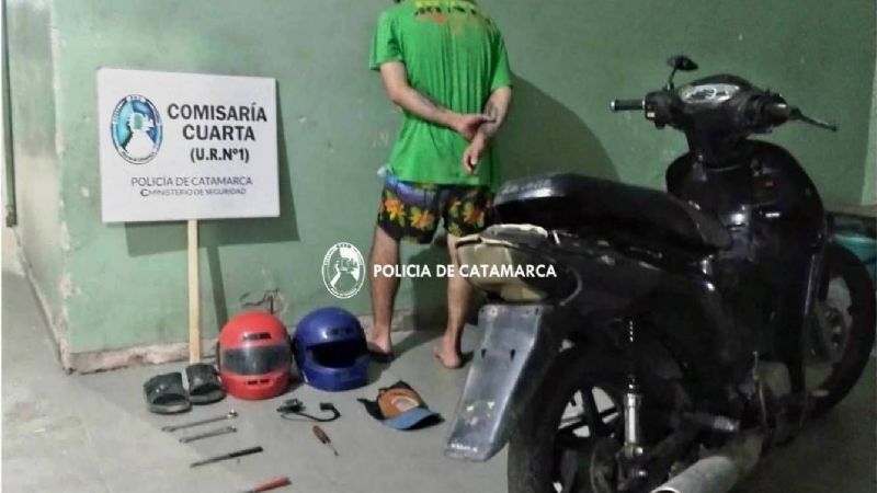 Recuperaron una moto sustraída