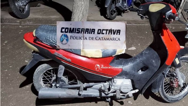 Recuperaron una moto sustraída