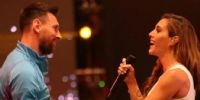 UNO DE LOS MOMENTOS MÁS EMOTIVOS fue cuando soledad dedicó a Messi y sus compañeros su canción 