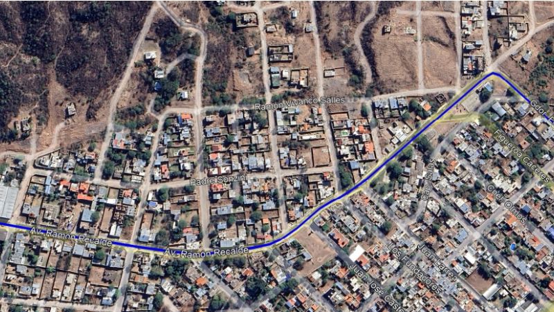 Realizan trabajos en la Recalde y piden circular por otra vías