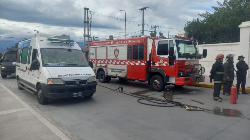 Amenazó con prenderse fuego frente a la Municipalidad