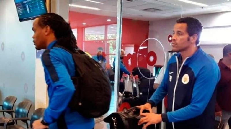 Curazao llegó a Santiago para el amistoso con Argentina