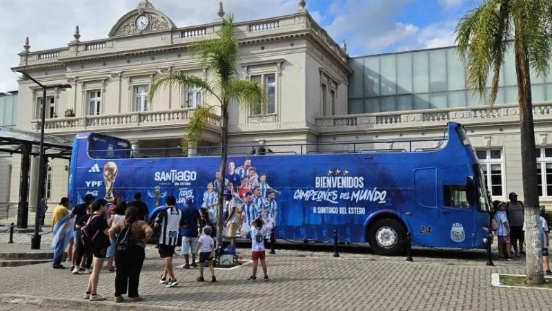 La Selección ingresaría a Santiago en un micro descapotable