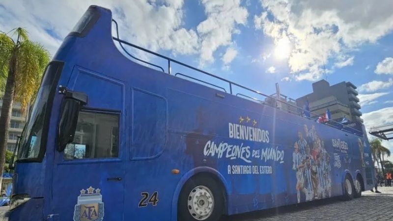 La Selección ingresaría a Santiago en un micro descapotable