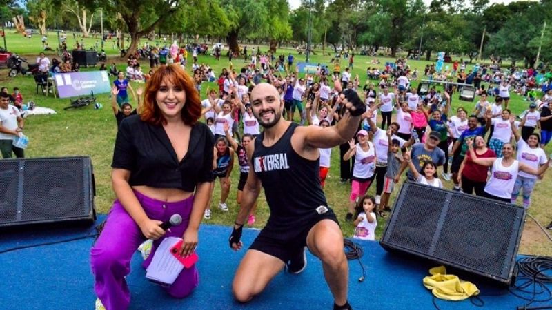 Encuentro de mujeres en el parque Adán Quiroga