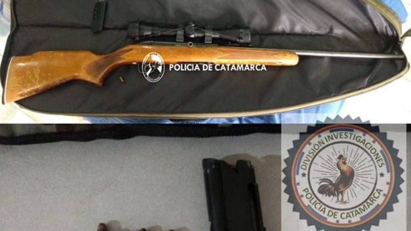 Amenazó de muerte a su ex con una carabina