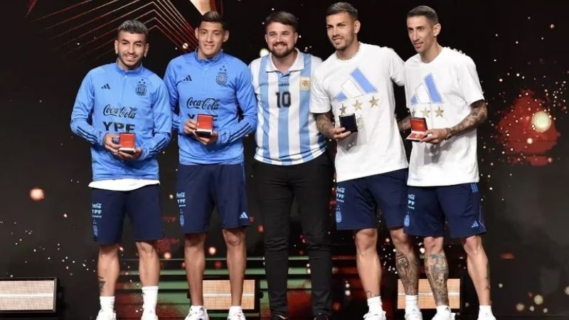 Emotivo homenaje de Conmebol a los campeones