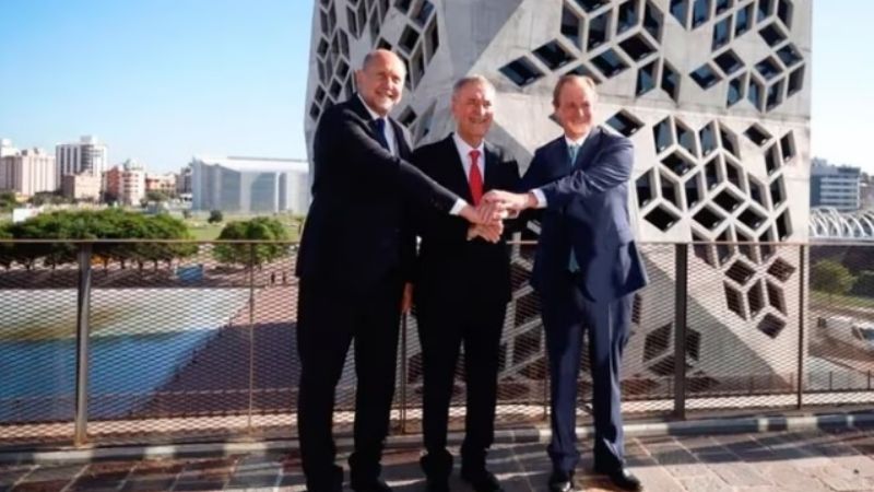 Schiaretti, Perotti y Bordet unieron fuerzas