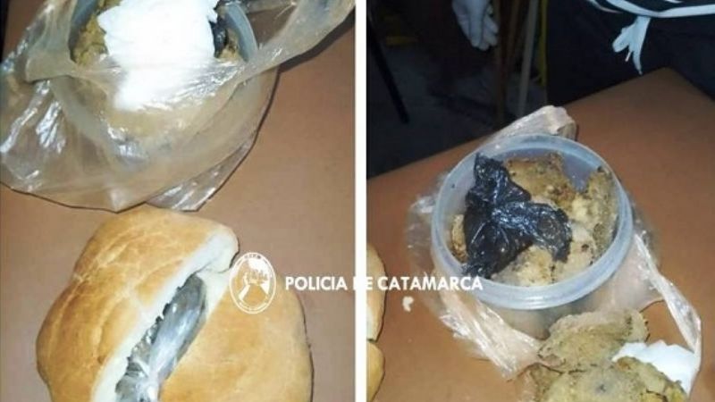 Pan casero relleno de marihuana en la cárcel