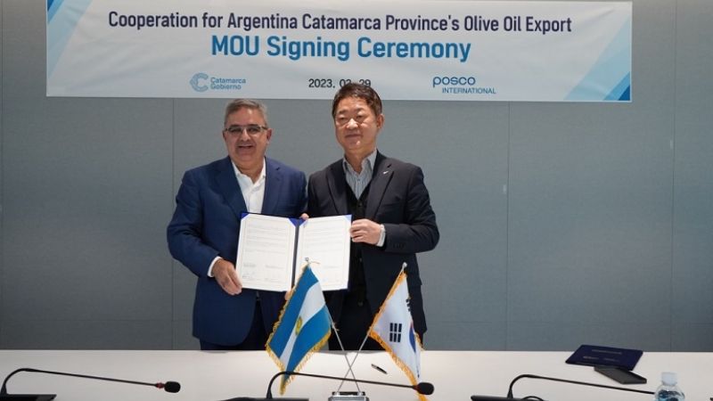 La internacional Posco comprará productos catamarqueños