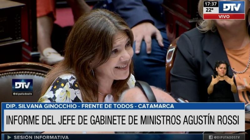 Ginocchio dijo que hay datos de mejora económica y lamentó que los opositores estén “cautivos de sus opiniones”