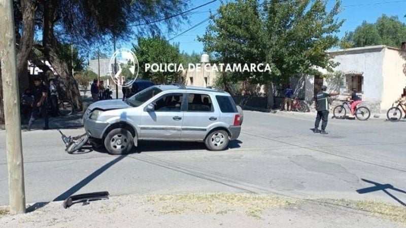Violento choque en Santa María