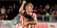 SOPRENDENTE GOLEADOR. Santiago Ascacibar volvió a convertir para Estudiantes.