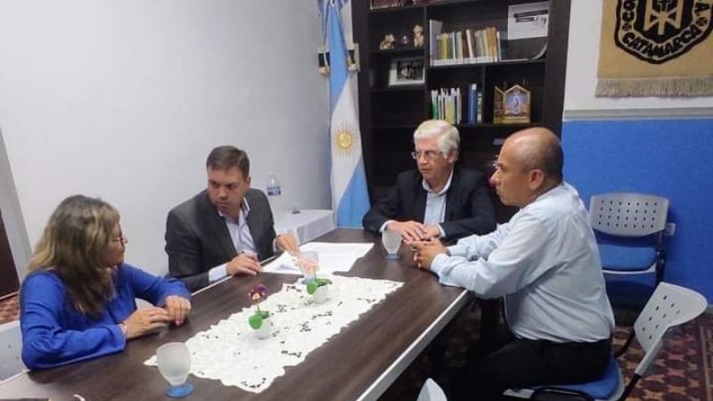 Firmaron convenio con la Universidad del Fasta para dictar carreras en Los Altos